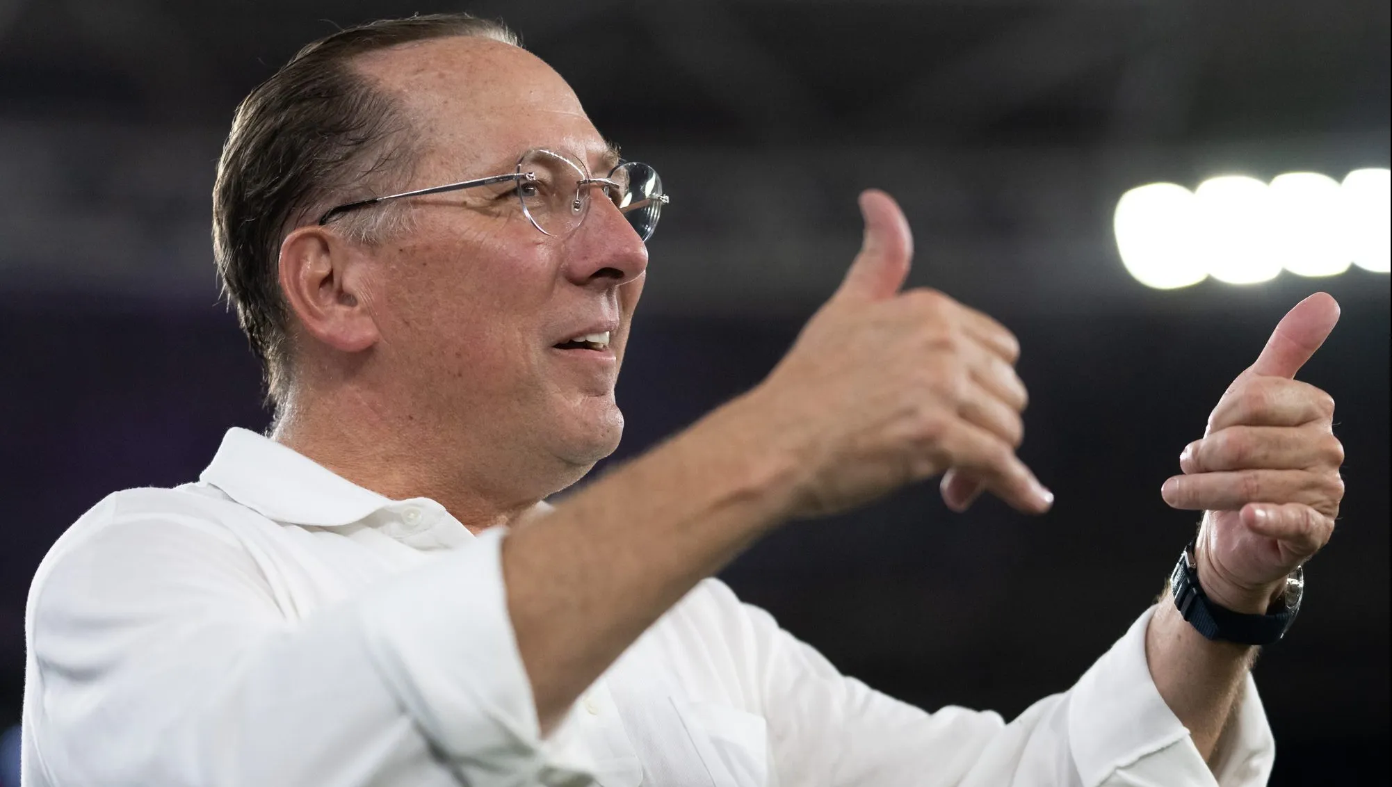 RJ – RIO DE JANEIRO – 29/01/2026 – BRASILEIRO A 2026, BOTAFOGO X CRUZEIRO – John Textor dono da saf do Botafogo durante partida contra o Cruzeiro no estadio Engenhao pelo campeonato Brasileiro A 2026.   Foto: Jorge Rodrigues/AGIF