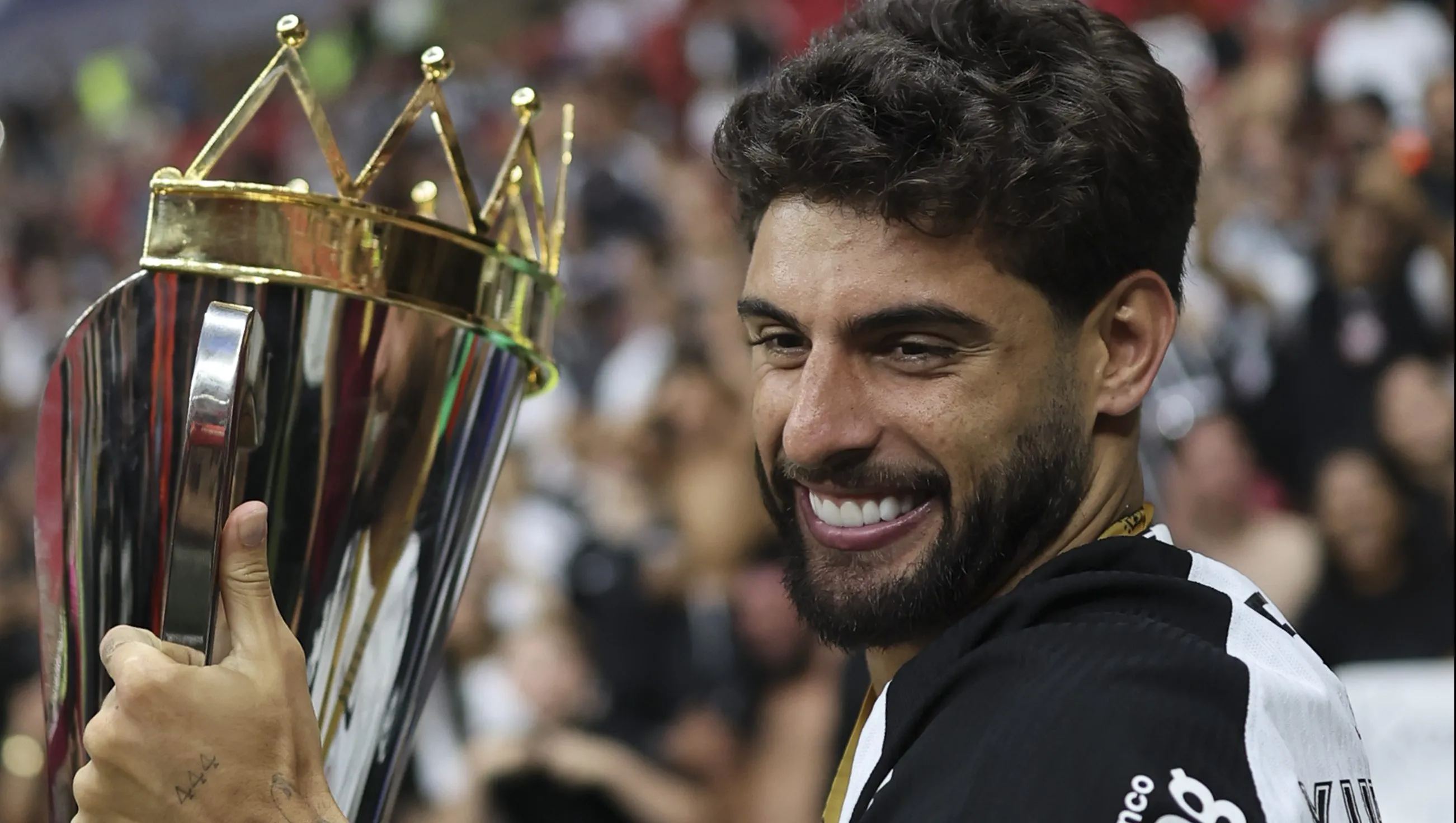 DF – BRASILIA – 01/02/2026 – SUPER COPA DO REI 2026, FLAMENGO X CORINTHIANS –  Yuri Alberto do Corinthians comemora titulo de campeao apos partida contra o Flamengo no estadio Mane Garrincha pela decisao do campeonato Super Copa Do Rei 2026. Foto: Mateus Bonomi/AGIF