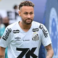 Neymar faz promessa e discursa para a torcida do Santos