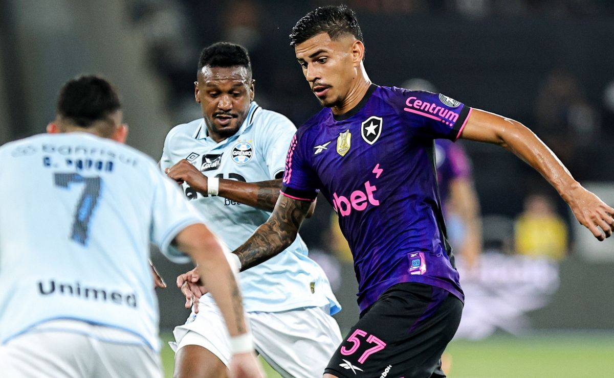 Grêmio x Botafogo: inteligência artificial prevê vitória do Fogão em plena Arena pelo Brasileirão