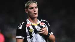 SP - BARUERI - 14/01/2026 - PAULISTA 2026, PALMEIRAS X SANTOS - Rollheiser jogador do Santos durante partida contra o Palmeiras no estadio Arena Barueri pelo campeonato Paulista 2026. Foto: Ettore Chiereguini/AGIF