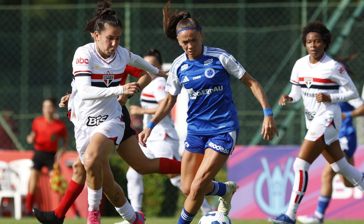 São Paulo e Cruzeiro se enfrentam em amistoso preparatório de olho no Brasileirão Feminino