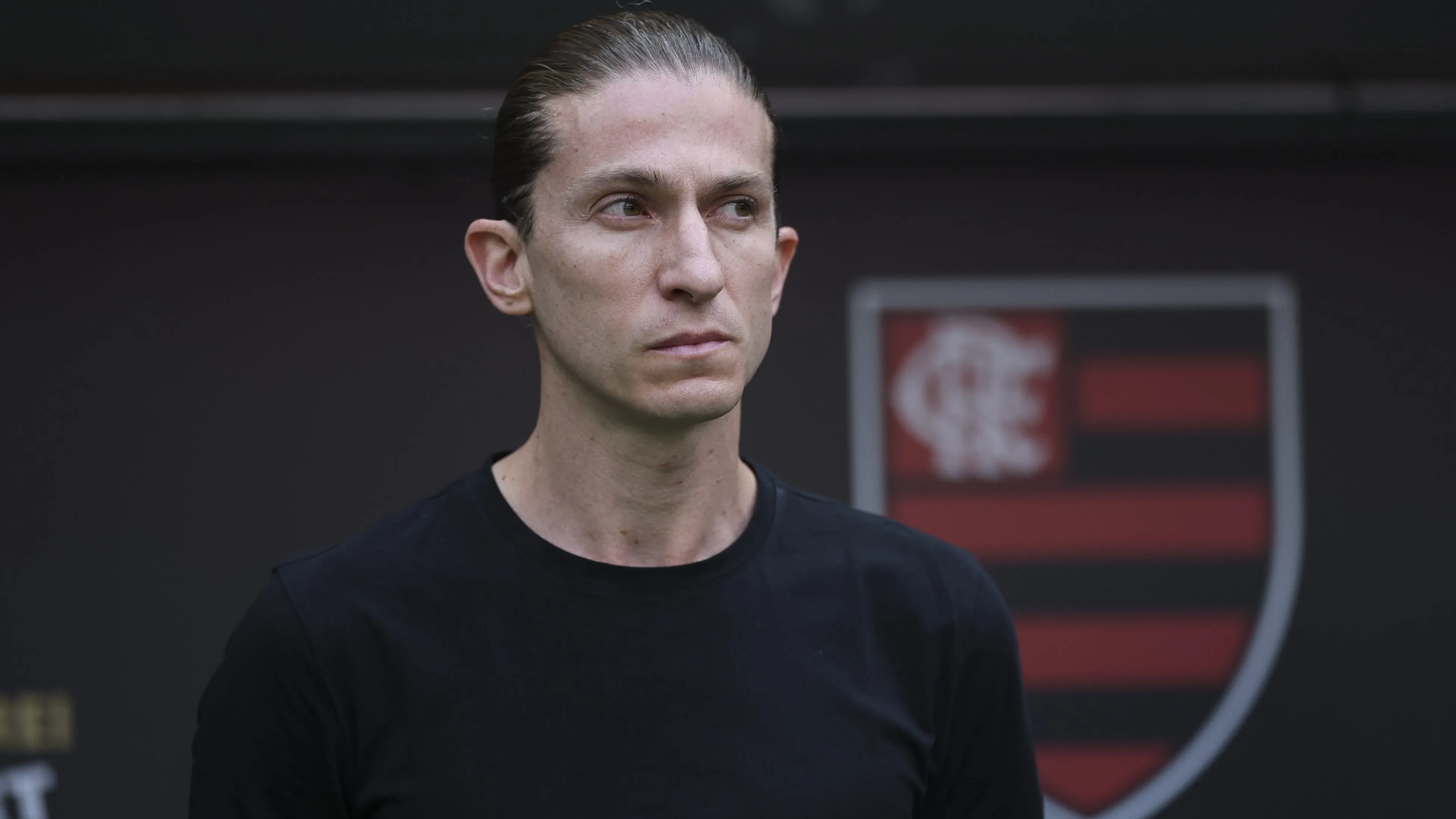 DF – BRASILIA – 01/02/2026 – SUPER COPA DO REI 2026, FLAMENGO X CORINTHIANS – Filipe Luis tecnico do Flamengo durante partida contra o Corinthians no estadio Mane Garrincha pelo campeonato Super Copa Do Rei 2026. Foto: Mateus Bonomi/AGIF