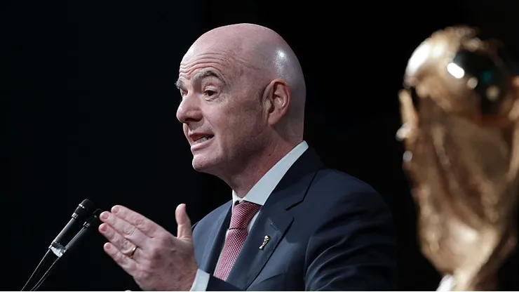 Presidente da Fifa, Gianni Infantino . Foto: Alex Wong/Getty Images
