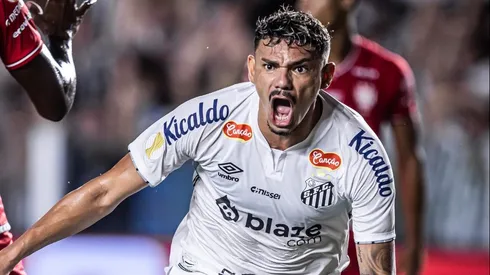 Atacante teve altos e baixos – Foto: Raul Baretta/Santos FC.