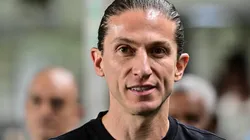 Filipe Luís durante partida do Flamengo - Foto: Jota Erre/AGIF