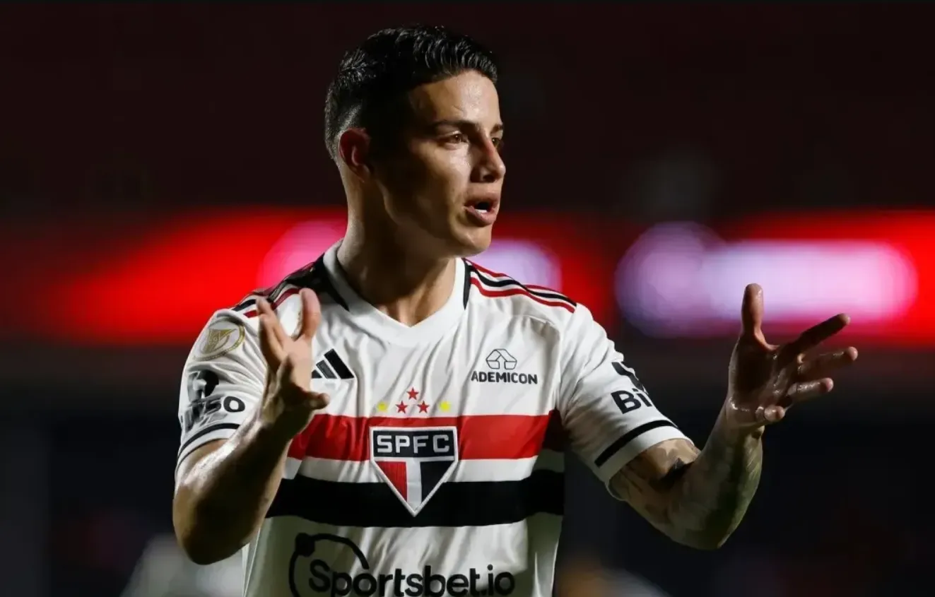 James Rodríguez não deixou saudades no São Paulo – Foto: Rubens Chiri/São Paulo FC