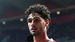 Johnny, volante do Atlético de Madrid em em partida pela Champions League (Foto: Angel Martinez/Getty Images)