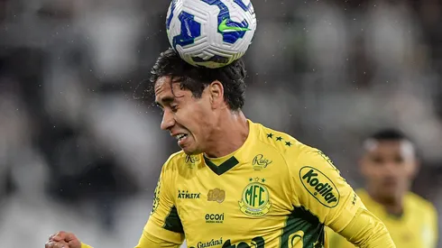 Jose Aldo jogador do Mirassol durante partida contra o Botafogo no estadio Engenhao pelo campeonato Brasileiro A 2025. Foto: Thiago Ribeiro/AGIF