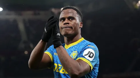 Jhon Arias, meia-atacante do Wolves em partida pelo campeonato inglês (Foto: Michael Regan/Getty Images)