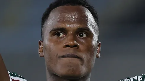 Jhon Arias, meia-atacante do Fluminense em partida pelo campeonato brasileiro (Foto: Wagner Meier/Getty Images)