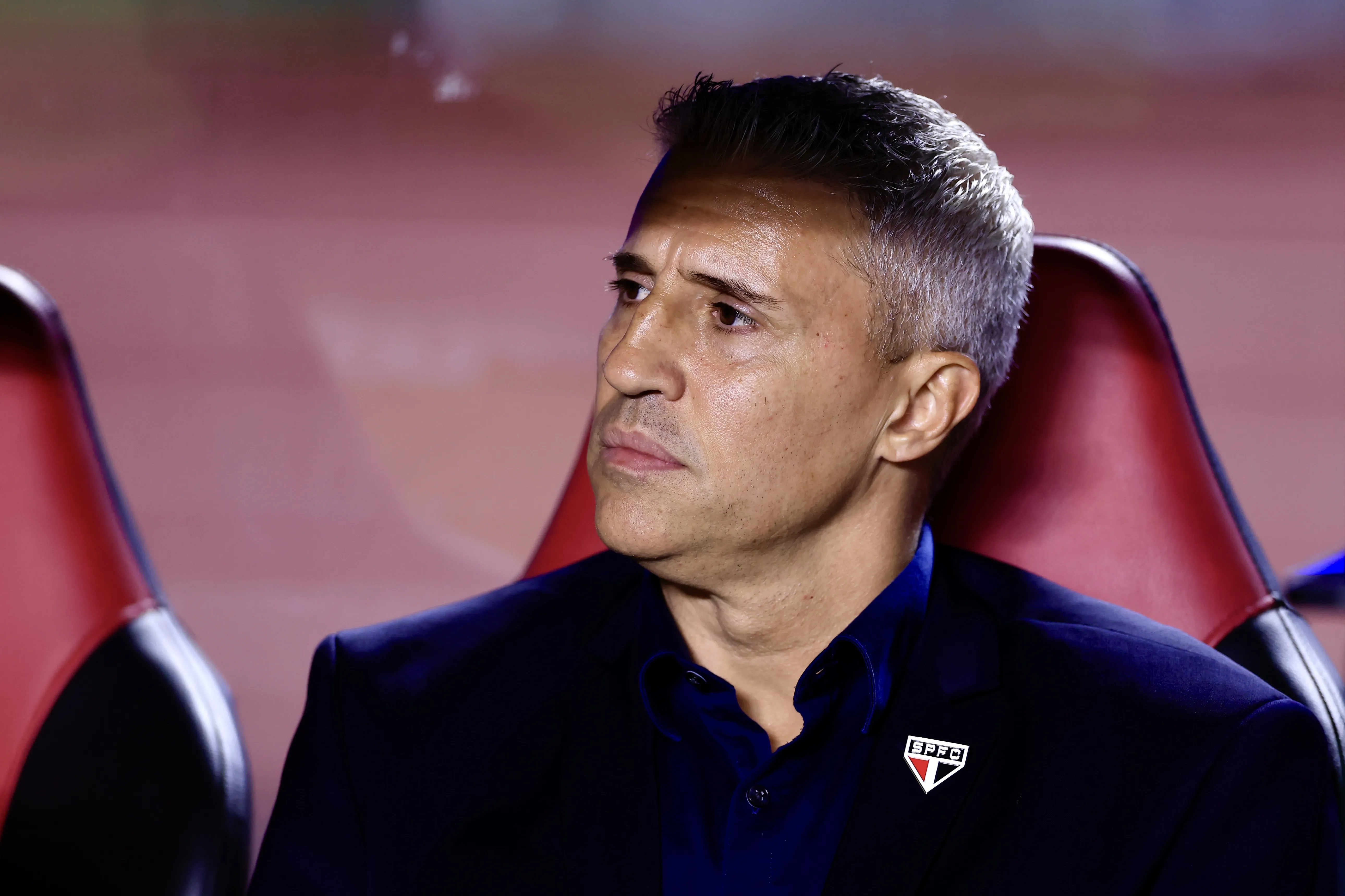 SP – SAO PAULO – 31/01/2026 – PAULISTA 2026, SAO PAULO X SANTOS – Hernan Crespo tecnico do Sao Paulo durante partida contra o Santos no estadio Morumbi pelo campeonato Paulista 2026. Foto: Marcello Zambrana/AGIF