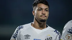 GO - GOIANIA - 09/11/2023 - BRASILEIRO A 2023, GOIAS X SANTOS - Marcos Leonardo jogador do Santos durante partida contra o Goias no estadio Serrinha pelo campeonato Brasileiro A 2023. Foto: Isabela Azine/AGIF