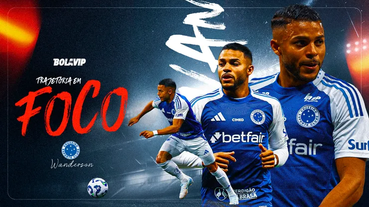 Wanderson é um dos destaques do setor ofensivo do Cruzeiro em 2026 - Fotos: Ettore Chiereguini/AGIF e Fernando Moreno/AGIF