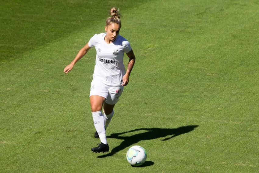 Thaisinha em seu retorno ao Santos. Foto: Flávio Hopp