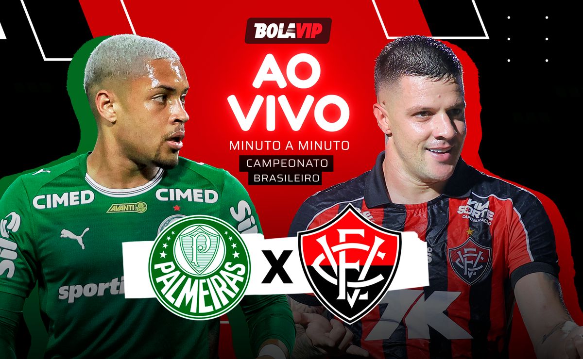 Palmeiras x Vitória AO VIVO – Onde assistir jogo em tempo real pelo Brasileirão
