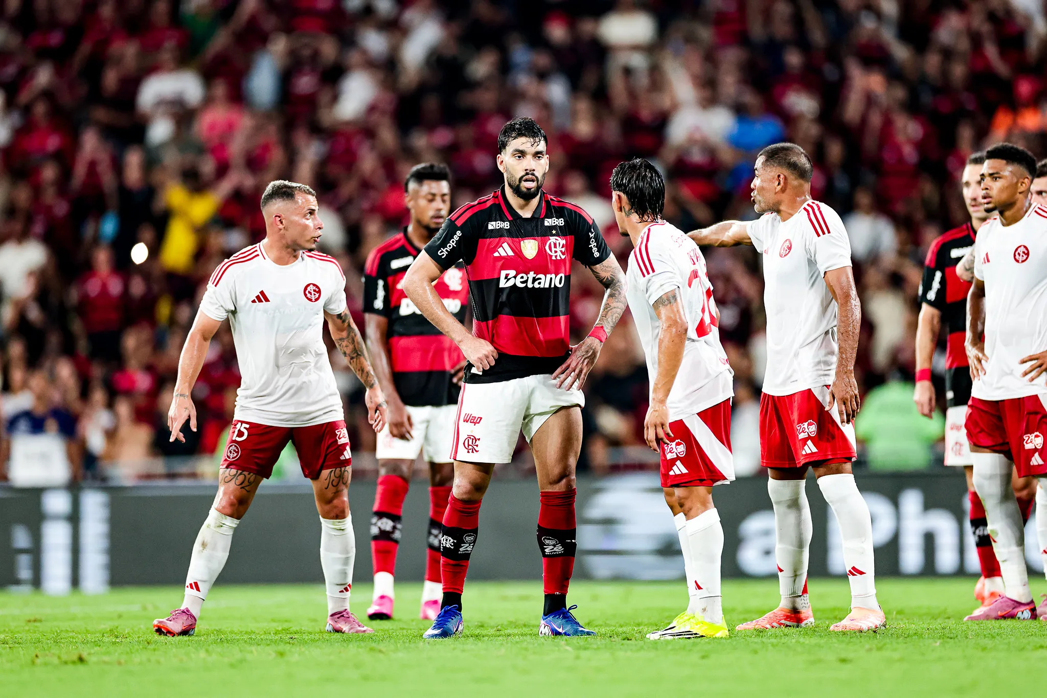 Lucas Paquetá em Flamengo x Internacional. Foto: Gilvan de Souza/Flamengo