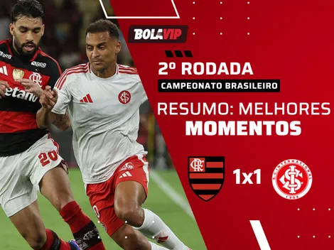 Flamengo e Inter empatam no Maracanã pelo Campeonato Brasileiro