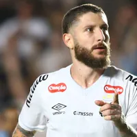 Zé Rafael abre o placar em Santos x São Paulo