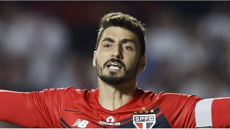 Rafael, goleiro do São Paulo em partida pelo campeonato brasileiro (Foto: Miguel Schincariol/Getty Images)