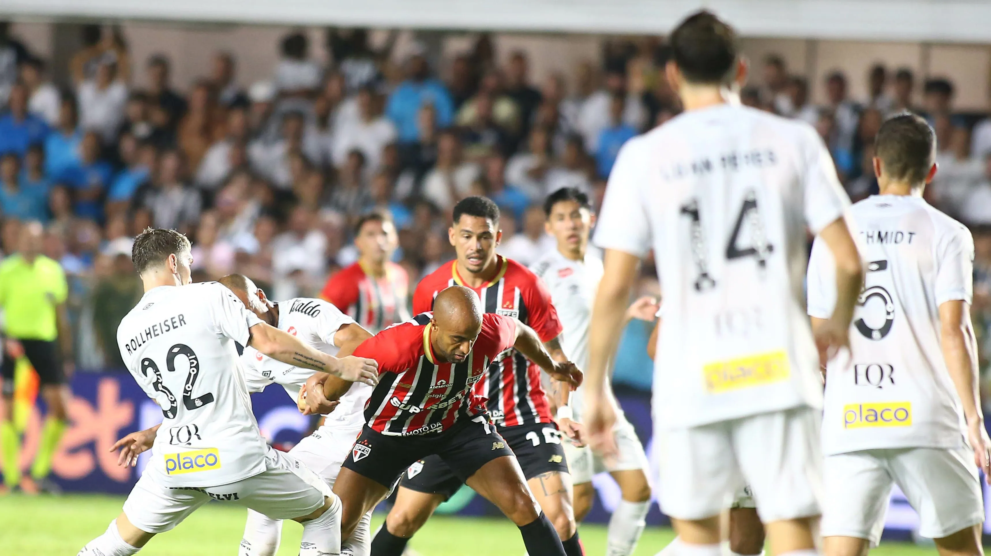 Santos x São Paulo. Foto: Mauricio De Souza/AGIF