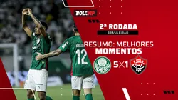 Palmeiras goleia o Vitória no Brasileirão