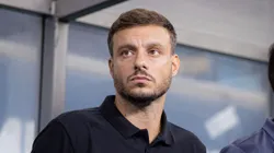Martin Anselmi técnico do Botafogo durante partida contra o Gremio no estadio Arena do Gremio pelo campeonato Brasileiro A 2026.