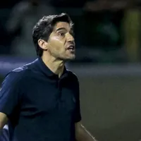 Abel Ferreira cita o Flamengo ao vivo na coletiva do Palmeiras