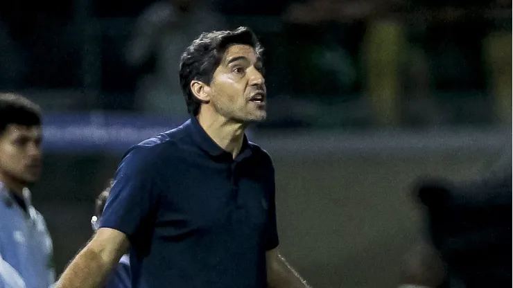Abel Ferreira técnico do Palmeiras durante partida contra o Vitoria no estadio Arena Barueri pelo campeonato Brasileiro A 2026.