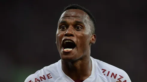 Arias no Tricolor. Foto: Thiago Ribeiro/AGIF
