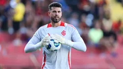 Ivan Quaresma goleiro do Internacional durante a partida entre Sport e Internacional no Estadio da Ilha do Retiro em Recife (PE), pelo campeonato brasileiro Serie A. Foto: Marlon Costa/AGIF