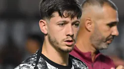 SP - SANTOS - 28/01/2026 - BRASILEIRO A 2026, CORINTHIANS X BAHIA - Rodrigo Garro jogador do Corinthians durante partida contra o Bahia no estadio Vila Belmiro pelo campeonato Brasileiro A 2026. Foto: Jota Erre/AGIF