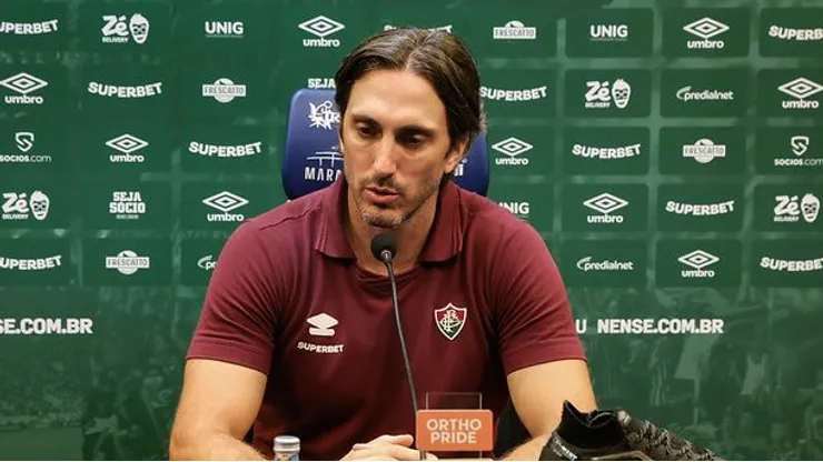 Zubeldia no Fluminense. Foto: Marcelo Gonçalves/Fluminense