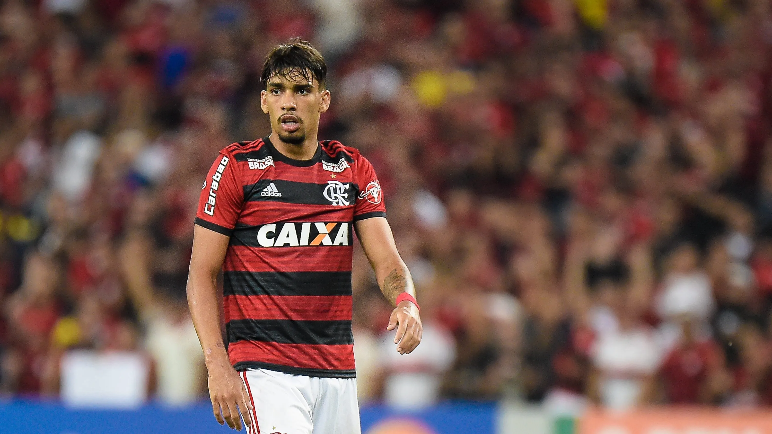 Paquetá em 2018 pelo Flamengo. Foto: Thiago Ribeiro/AGIF