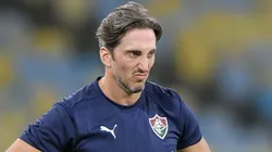 Luis Zubeldia técnico do Fluminense durante partida contra o Gremio no estadio Maracanã pelo campeonato Brasileiro A 2026.