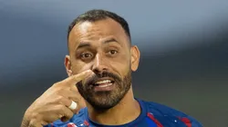 Moisés durante partida do Fortaleza pelo Brasileirão