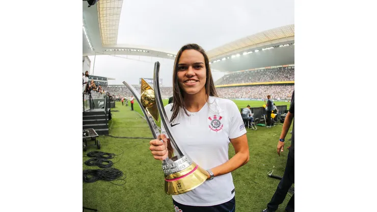 Ana Vitória com as Brabas. Foto: Corinthians/Flickr