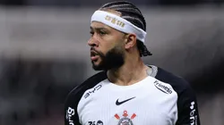 Memphis Depay, jogador do Corinthians ,durante partida contra o Capivariano no estadio Arena Corinthians pelo campeonato Paulista 2026. Foto: Marcello Zambrana/AGIF