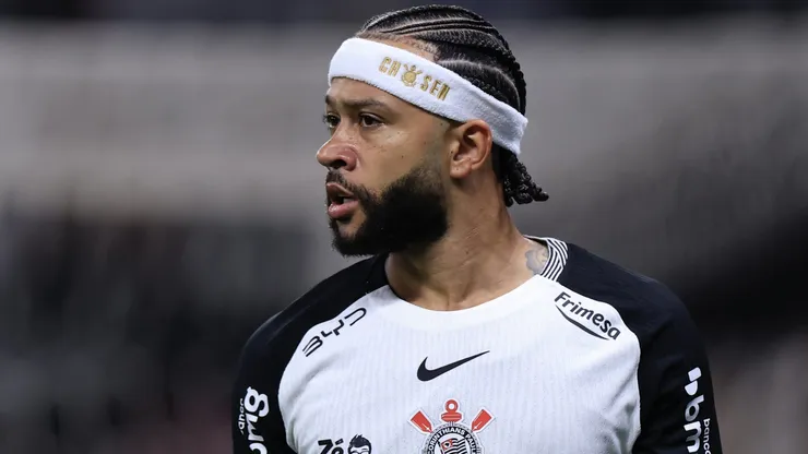 Memphis Depay, jogador do Corinthians ,durante partida contra o Capivariano no estadio Arena Corinthians pelo campeonato Paulista 2026. Foto: Marcello Zambrana/AGIF