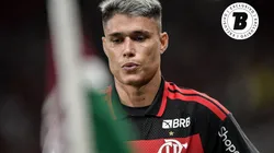 Luis Araújo foi buscado por Alexandre Mattos, mas Flamengo fechou a porta para o Santos - Foto: Thiago Ribeiro/AGIF
