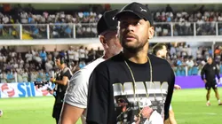 Neymar, jogador do Santos, durante partida contra o Corinthians no estadio Vila Belmiro pelo campeonato Paulista 2026. Foto: Jota Erre/AGIF