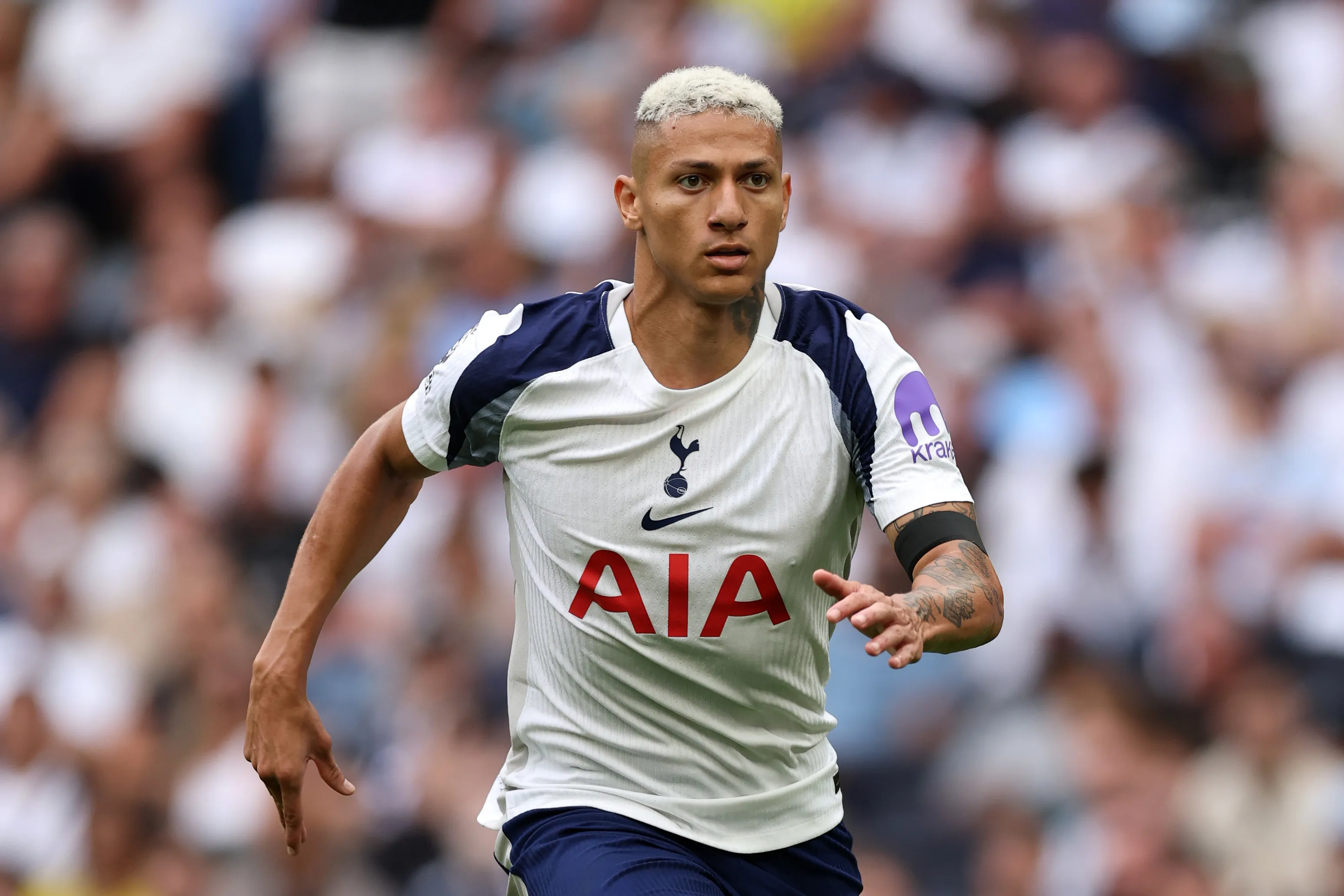 Richarlison em partida pelo futebol inglês. Photo by Justin Setterfield/Getty Images
