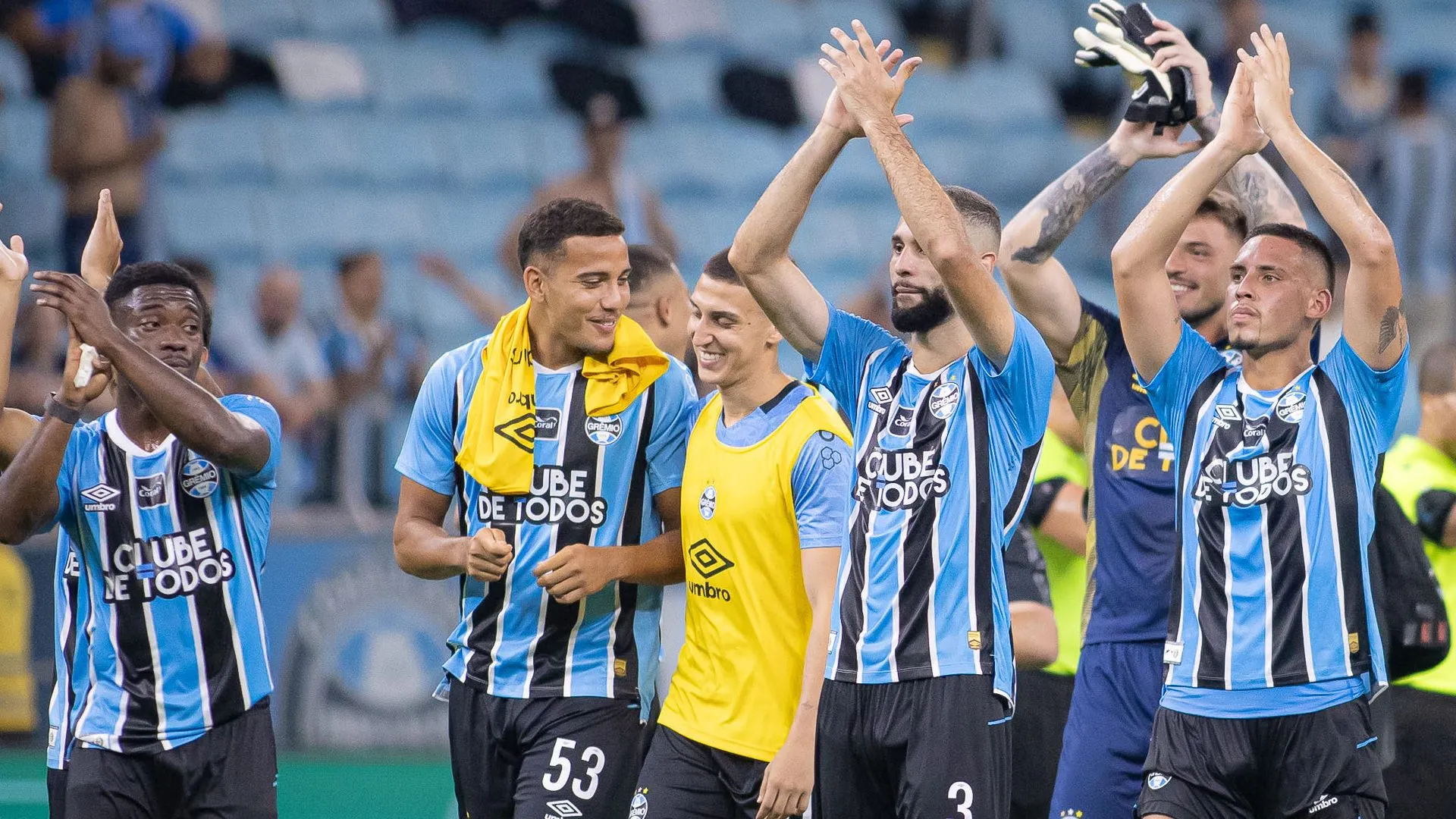 Jogadores do Grêmio