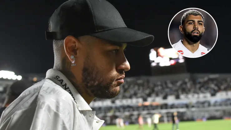 FotoxFoto: Neymar (Jota Erre/AGIF) Gabigol (Ricardo Moreira/Getty Images)