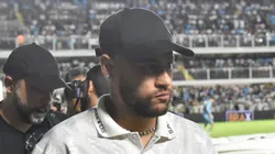 Neymar Jr jogador do Santos durante partida contra o Sao Paulo no estadio Vila Belmiro pelo campeonato Brasileiro A 2026. Foto: Jota Erre/AGIF