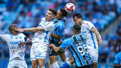 Lance da partida entre Grêmio e Novo Hamburgo. FOTO: LUCAS UEBEL/GREMIO FBPA