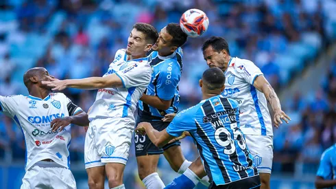 Lance da partida entre Grêmio e Novo Hamburgo. FOTO: LUCAS UEBEL/GREMIO FBPA
