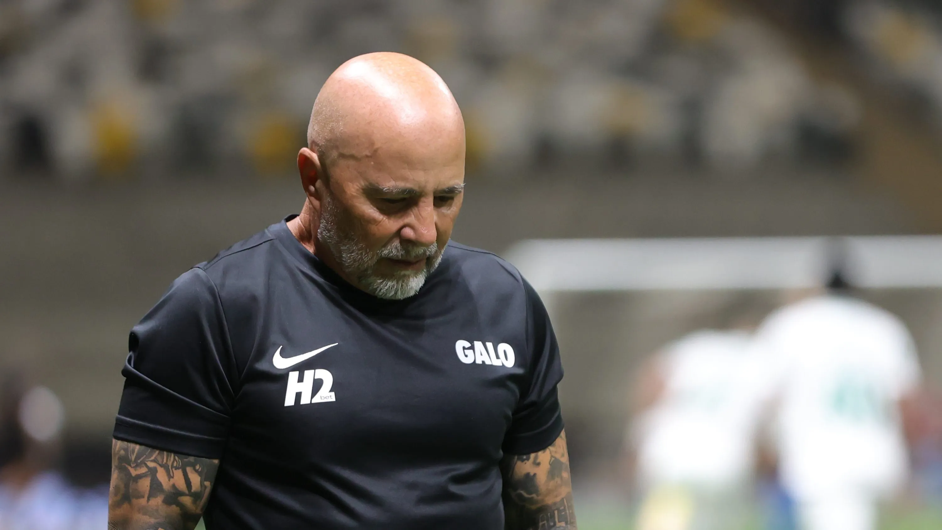 Jorge Sampaoli foi demitido do comando do Atlético na última quinta-feira (12) – Foto: Gilson Lobo/AGIF