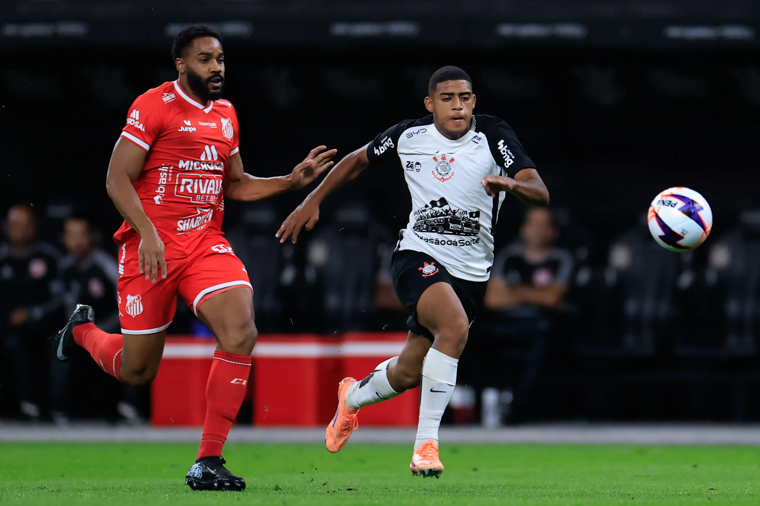 Gui Negao jogador do Corinthians durante partida contra o Capivariano no estadio Arena Corinthians pelo campeonato Paulista 2026. Foto: Marcello Zambrana/AGIF