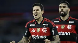 RJ - RIO DE JANEIRO - 07/02/2026 - CARIOCA 2026, FLAMENGO X SAMPAIO CORREA - Pedro jogador do Flamengo comemora seu gol durante partida contra o Sampaio Correa no estadio Maracana pelo campeonato Carioca 2026. Foto: Andre Mourao/AGIF